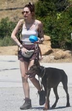 PARI JACKSON Out for Morning Hike with Her Dog in Los Angeles 06/24/2023