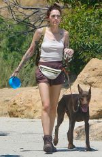 PARI JACKSON Out for Morning Hike with Her Dog in Los Angeles 06/24/2023