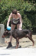 PARI JACKSON Out for Morning Hike with Her Dog in Los Angeles 06/24/2023