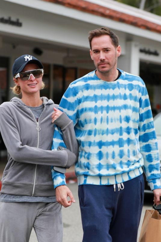 PARIS HILTON and Carter Reum Out in Los Angeles 06/11/2023