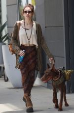 PARIS JACKSON Out with Her Doberman Pincher in West Hollywood 06/04/2023