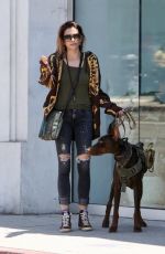 PARIS JACKSON Out with Her Dog on Melrose Ave in West Hollywood 06/25/2023