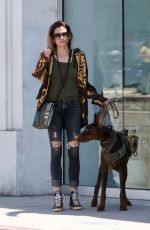 PARIS JACKSON Out with Her Dog on Melrose Ave in West Hollywood 06/25/2023