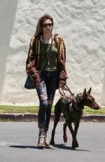 PARIS JACKSON Out with Her Dog on Melrose Ave in West Hollywood 06/25/2023