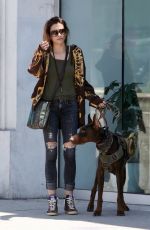 PARIS JACKSON Out with Her Dog on Melrose Ave in West Hollywood 06/25/2023