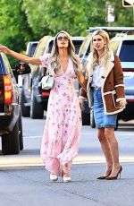 PARIS, NICKY and KATHY HILTON and LYLE and KIM RICHARDS at Whitney Davis Wedding in Aspen 06/23/2023