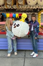 PAULA ABDUL Out at Six Flag Magic Mountain in Valencia 06/19/2023