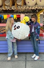 PAULA ABDUL Out at Six Flag Magic Mountain in Valencia 06/19/2023