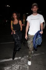 PIA MIA PEREZ Arrives at Paris Hilton