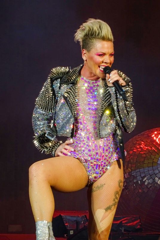 PINK Performs at BST Hyde Park Festival in London 06/24/2023