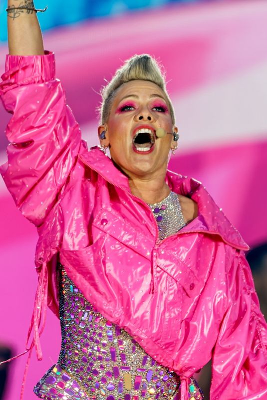 PINK Performs at University of Bolton Stadium on Summer Carnival Tour 06/07/2023