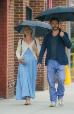Pregnant CLAIRE DANES and Hugh Dancy Out in New York 06/03/2023