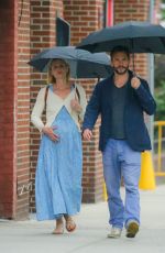 Pregnant CLAIRE DANES and Hugh Dancy Out in New York 06/03/2023