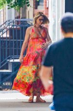 Pregnant CLAIRE DANES Out in New York 06/29/2023