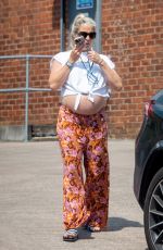 Pregnant GEMMA ATKINSON Out and About in Manchester 06/16/2023