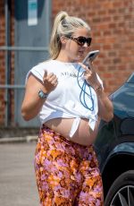 Pregnant GEMMA ATKINSON Out and About in Manchester 06/16/2023