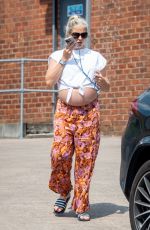 Pregnant GEMMA ATKINSON Out and About in Manchester 06/16/2023