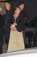 Pregnant TIA BLANCO Out for Dinner at Nobu in Malibu 06/21/2023