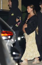 Pregnant TIA BLANCO Out for Dinner at Nobu in Malibu 06/21/2023