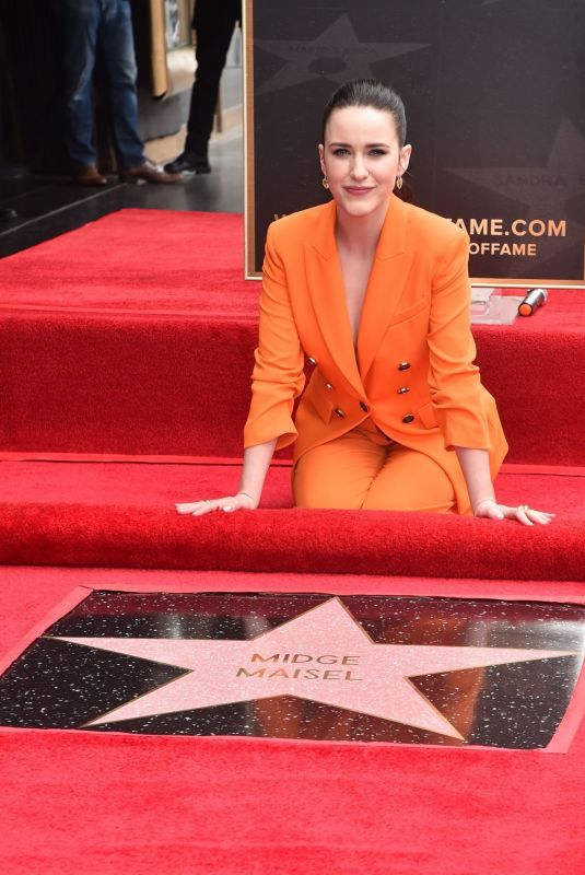 RACHEL BROSNAHAN at Honorary Star for Midge Maisel on the Walk of Fame in Hollywood 05/22/2023