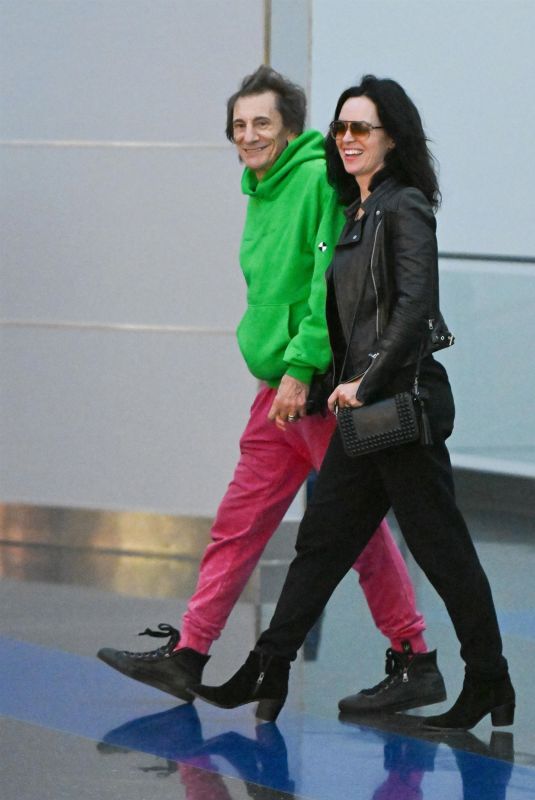 SALLY HUMPREYS WOOD Arrives at JFK Airport in New York 06/23/2023