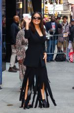 SALMA HAYEK Aarrives at Good Morning America in New york 06/14/2023