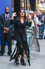 SALMA HAYEK Aarrives at Good Morning America in New york 06/14/2023