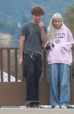 SAMI SHEEN Out with her Boyfriend at a Skate Park in Malibu 06/12/2023