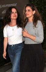 SARAH PAULSON, ELIZABETH REASER and AMANDA PEET at Giorgio Baldi in Santa Monica 06/24/2023