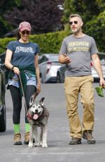 SARAH SILVERMAN and Rory Albanese Out with Their Dogs in Los Angeles 06/14/2023