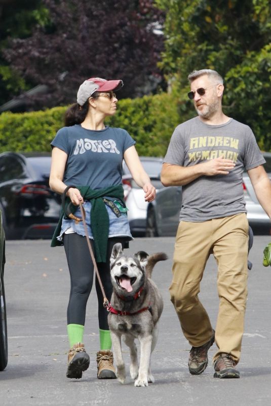 SARAH SILVERMAN and Rory Albanese Out with Their Dogs in Los Angeles 06/14/2023