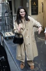 SELENA GOMEZ Happily Greeted Fans Out in Paris 06/05/2023