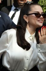 SELENA GOMEZ Leaves Bulgari Hotel in Paris 06/09/2023