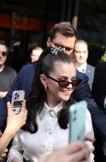 SELENA GOMEZ Leaves Bulgari Hotel in Paris 06/09/2023