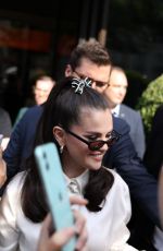 SELENA GOMEZ Leaves Bulgari Hotel in Paris 06/09/2023