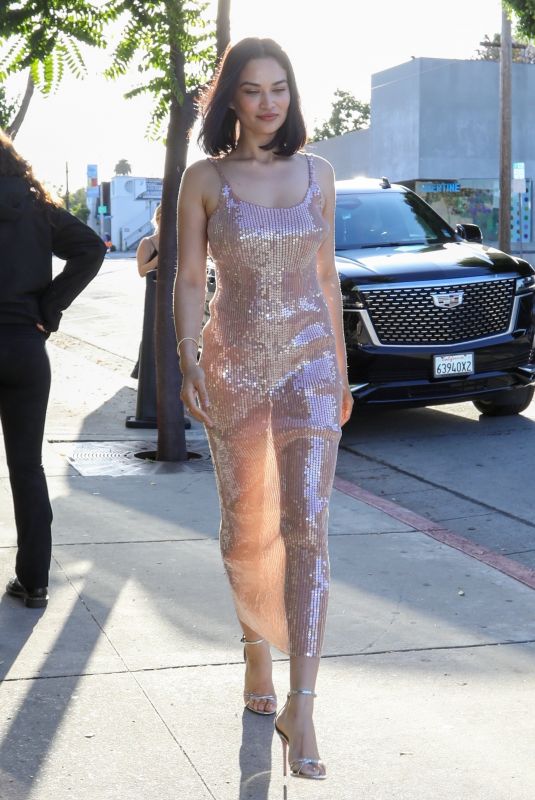 SHANINA SHAIK Arrives at FWRD Event in Los Angeles 06/08/2023