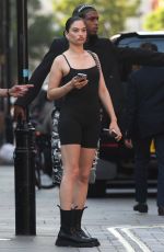 SHANINA SHAIK Out for a Lunch Date in London 06/14/2023