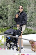 SHANINA SHAIK Out for Coffee in Los Angeles 05/31/2023