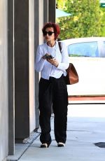 SHARON OSBOURNE Out Shopping at Local Gallery in West Hollywood 06/20/2023