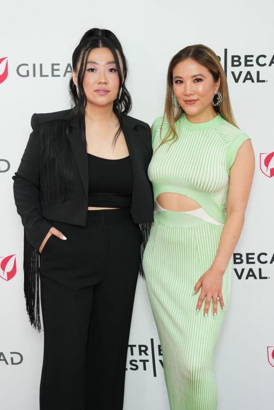 SHERRY COLA and ALLY MAKI at Shortcomings Premiere at 2023 Tribeca Festival 06/18/2023