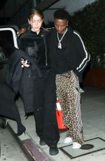 SIMI KHADRA and New Boyfriend on a Dinner Date at Giorgio Baldi in Santa Monica 06/14/2023