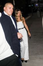 SOFIA RICHIE Out for Dinner at Craig