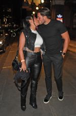 SOPHIE KASAEI and Jordan Brooks Night Out in London 06/05/2023