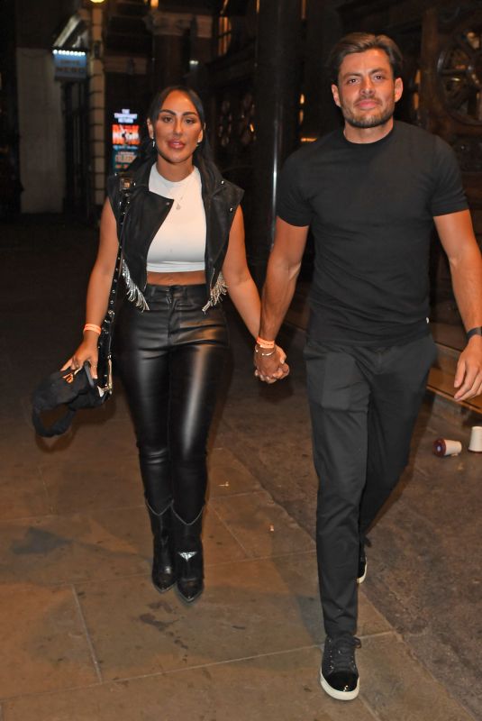 SOPHIE KASAEI and Jordan Brooks Night Out in London 06/05/2023