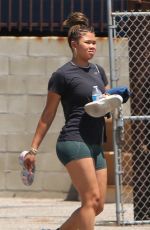 STORM REID Leaves a Gym in Los Angeles 06/20/2023