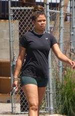 STORM REID Leaves a Gym in Los Angeles 06/20/2023