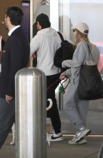 SYDNEY SWEENEY and Jonathan Davino at LAX in Los Angeles 06/03/2023
