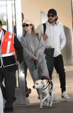 SYDNEY SWEENEY and Jonathan Davino at LAX in Los Angeles 06/03/2023