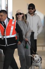 SYDNEY SWEENEY and Jonathan Davino at LAX in Los Angeles 06/03/2023