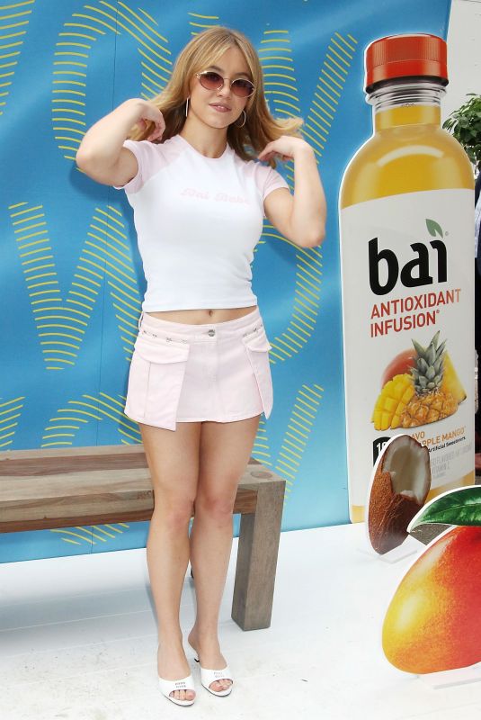 SYDNEY SWEENEY at Bai Water Pop-up Event in New York 06/14/2023